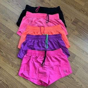 5 Pair of Reebok Play Dry Running Shorts